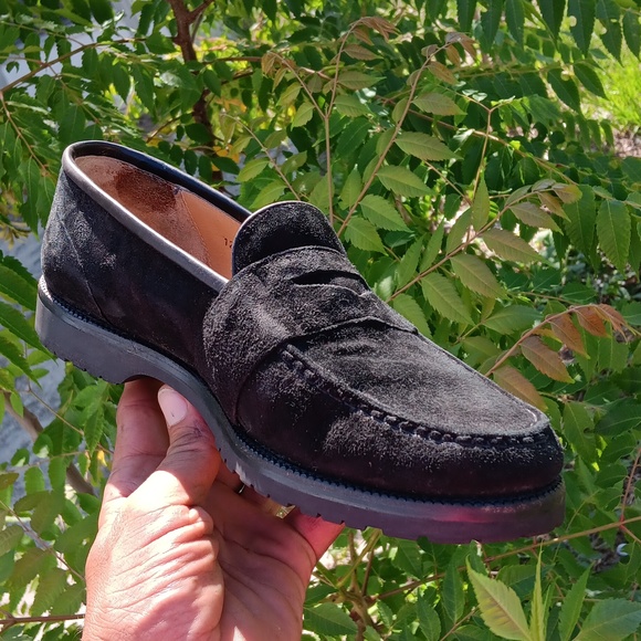 COLE HAAN Cole Haan Men's Pinch Grande Suede Penny Loafer - Picture 15 of 16